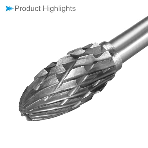 Fresas rotativas de carburo de tungsteno 2 piezas miniatura 5
