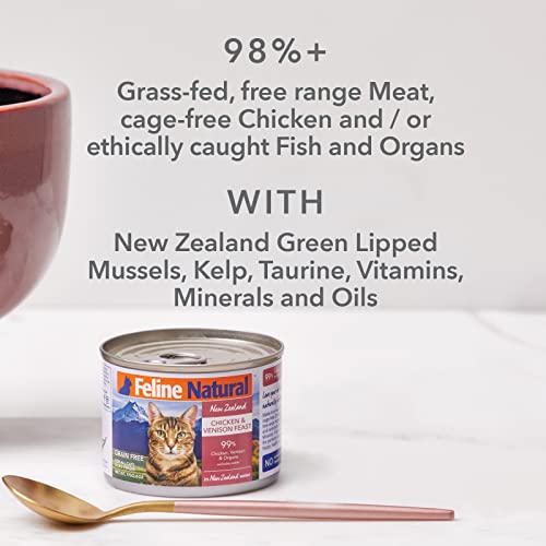 Feline Natural Bpa-Free & Gelatin-Free Canned Cat Food (Beef & Hoki, 3 Ounce (Pack Of 24)) #TOP1