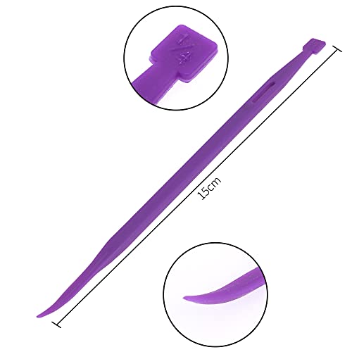 5 Pieces Thang Sewing Tools Plastic Sewing Needle Quilting Tool Large Eye Needle Sewing Thread Thang Sewing Loop Turner Seam Presser Tool for Sewing Craft Projects by DBOO - Image 2