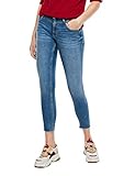 der Bund ist mittelhoch Q/S designed by - s.Oliver Damen 510.10.009.26.180.2052891 Jeans, Blue, 38