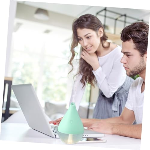 Humidificateur USB portable mini format goutte d'eau blanc - 3
