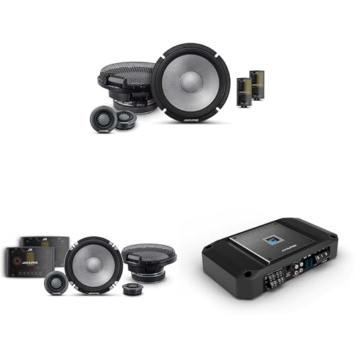 Alpine R2 4 Channel Amp & R2-S652 2 Way 6.5