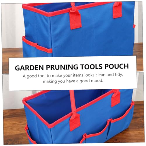 GARVALON 2pcs Oxford Cloth Garden Pruning Tool Storage Bags with Reinforced Pockets and Hand Loop Multifunctional Teacher Cosmetic Organizer Pouches for Gardening and Classroom Use - Image 5