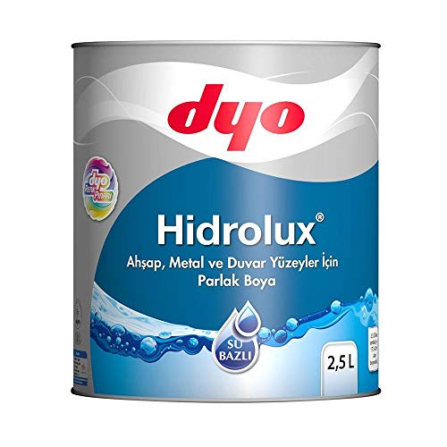 Hidrolüx 2,5 L Beyaz Su Bazlı Ahşap Metal Boyası