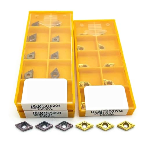 10PCS Carbide Turning Tools DCMT070204 VP15TF UE6020 US735 miniatura 5