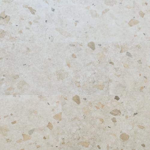 Image of Allure Luxury Vinyl Tile Flooring, 22 Mil Wear Layer, Colada Concrete Terrazzo 12 inch x 24 inch, 6.5 mm Thick Vinyl Tiles with Click and Lock Installation, 1 Box 23.56 sqft
