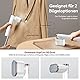 Newbealer Steamer Dampfglätter, 1200W, 120ml, Tragbarer Dampfbügel mit Hand Dampfbürste für Kleidung & Hemden Bügeln, 2 Dampfstufen, 20s Schnellaufheizend, Horizontales und Vertikales Dampfen