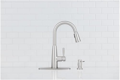 Miniatura 4 de Moen Sperry con MotionSense Wave - Grifo de cocina inoxidable sin contacto con una sola manija