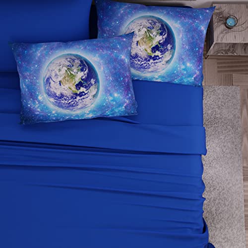 PETTI Artigiani Italiani - Complete Bed Set, Double Sheets, Earth Sheets, Double Bed Set, Print only on Pillowcases 100% Made in Italy - Image 3