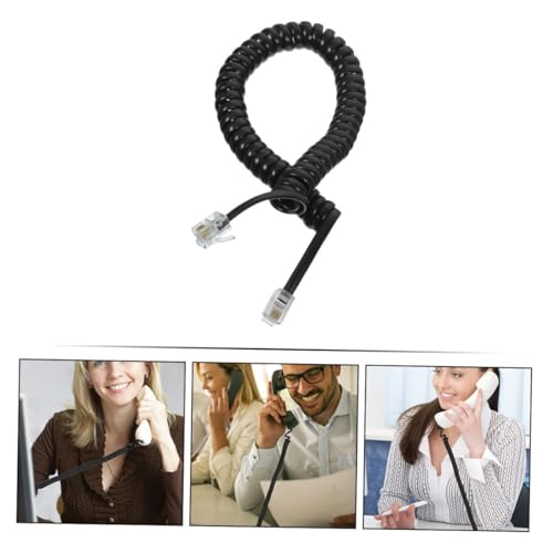 Cable de reemplazo mofificado para auricular telefonico espiral de mipcace 6