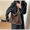 WANGQIQI tote bag Vintage Ladies Bag, One-shoulder Casual Large Handbag, Daily Commuting Bag-brown #1
