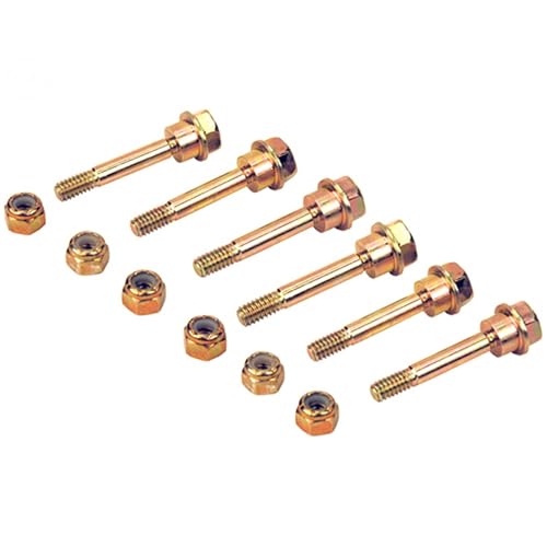 Mr Mower Parts Shear Pin Bolt and Nut Pack of 6 for Husqvarna # 532179828, 532187494, 532188243, 532192090, 588077501, 601001986