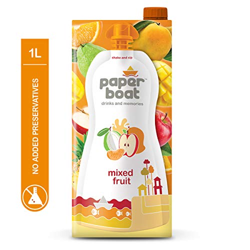 Image of Paper Boat Coconut Water, 200ml (Pack of 6) + Paper Boat Mixed Fruit, 2 x 1 L