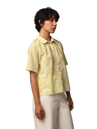Image of ONLY Womens Cotton Regular Fit T-Shirt
