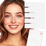 Flash Tattoos GALACTIC SILVER Glitter Freckles Face Tats - 10 Premium Waterproof Metallic Makeup Beauty Patches with Cosmic Twinkles & Celestial Shimmer - Festival Makeup, Concerts, Parties, Game Day
