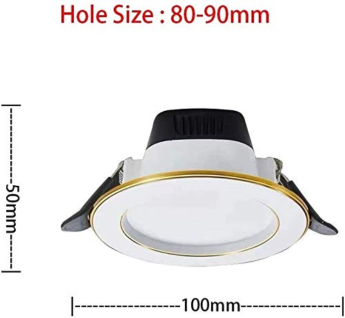 Foco downlight LED empotrable para sustituir luces antiguas en pasillos 2