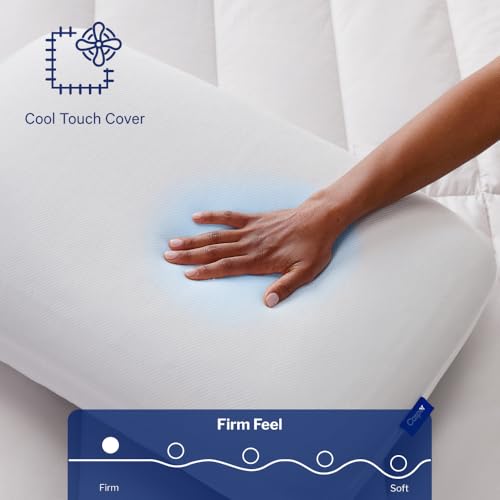 Casper Essential Sleep King Pillow – Cooling Memory Foam, Supportive Comfort for Side Sleepers, Breathable & Pressure-Relieving, Single Pack