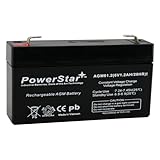 PowerStar New UB613 Sealed Lead 6V 1.2AH Battery Replaces PS612 MX06012 ES1.2-6 SLA0864