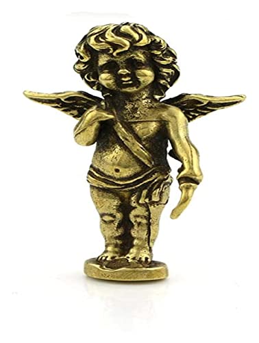 Figurines d'ange en laiton pour déco de chambre | Créez une ambiance sereine et romantique