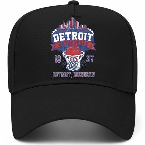 BROTHER TRUCKERS Detroit Hoops City Hat (US Alpha One Size Black)