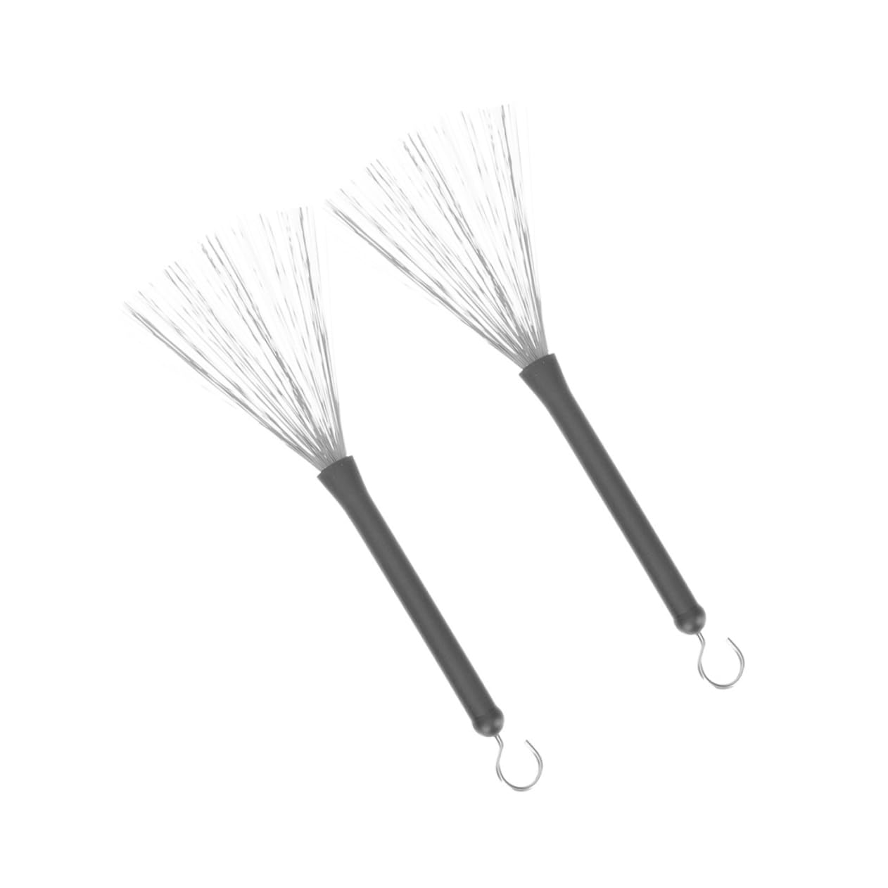 Sosoport 2Pcs Stainless Steel Wire Drum Brushes Drum Brush for Percussion Instruments Durable and Versatile Drum Wire Brushes for Drummers