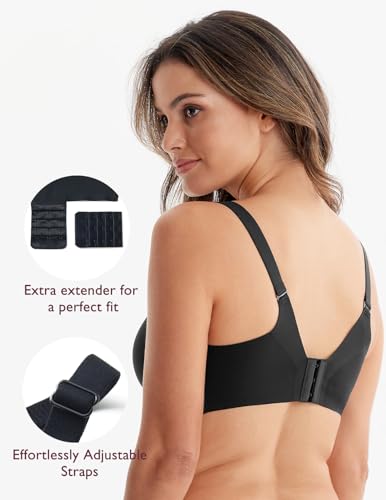 Image of Momcozy Nursing Bras for Breastfeeding, YN21 Seamless Ultra Comfort Maternity Bra, Natural Shape, Pregnancy Sleep Bralette