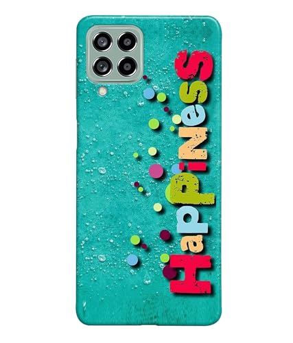Image of Happiness Happy Printed Hard Back Case Cover Compatible for Samsung Galaxy M53 5G / Samsung M53 5G (Multicolor) - D1670