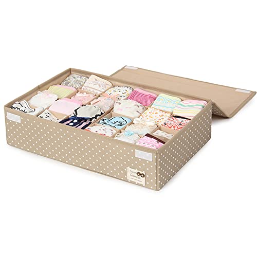 Organizador de armario con cajas de almacenamiento visibles