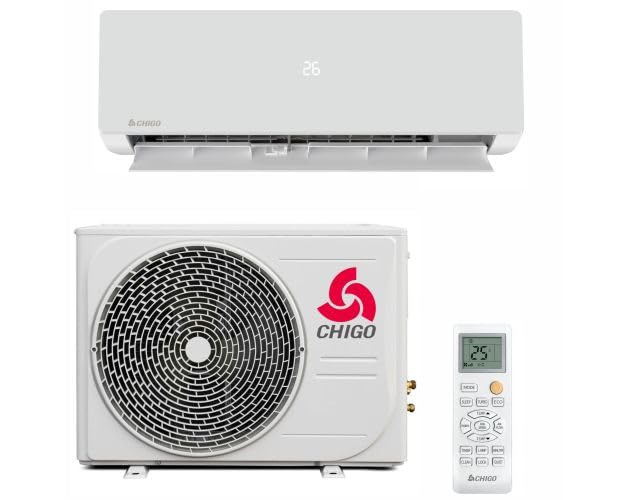 Chigo Climatiseur Split Réversible 12000 BTU 3500W Pompe à Chaleur A++