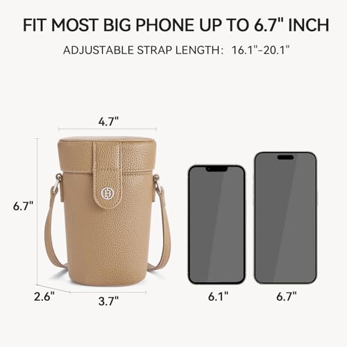 BOSTANTEN Small Crossbody Bags for Women Designer Zip Cell Phone Purse Shoulder Handbags Wallet with Card Slots3