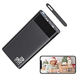 LIZVIE 10000mAh Power Bank, Portable 1080P HD 2.4G WiFi, Motion Detection/Free APP Remote View for Home Indoor Security.