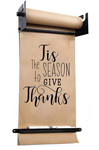 24" Kraft Paper Dispenser Wall Mount with Serrated Edge