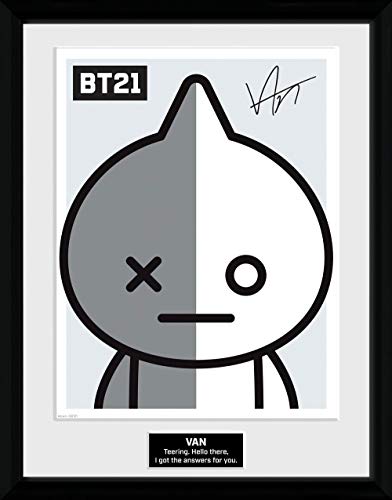 GB eye BT21 Van 30 x 40cm Framed Collector Print