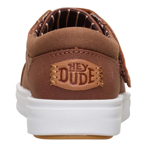 Image of HEYDUDE Toddler Boys' Paul Pro AC Classic | Easy On Canvas Shoes with Strap Made for Everyday Play