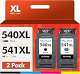 HALLOLUX 540XL 541XL PG540 CL541 Patronen Kompatibel für Canon Druckerpatronen 540 541 Multipack für Canon TS5150 Druckerpatronen Pixma TS5151 TS5100 MG3650S MG3650 MG3550 MX525 MG3150 MG3250