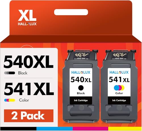HALLOLUX 540XL 541XL PG540 CL541 Patronen Kompatibel für Canon Druckerpatronen 540 541 Multipack für Canon TS5150 Druckerpatronen Pixma TS5151 TS5100 MG3650S MG3650 MG3550 MX525 MG3150 MG3250