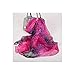 Produktbild Fantasty-Ubiquity Damen Schal aus Seide, 170 x 105 cm, Rot/Schwarz Gr. 170 * 105 cm, hot pink