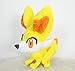 Wsjdmm Fennekin: Juguete de Peluche 12 Pulgadas de Dibujos Animados Popular Juguete Suave Anime muñeco de Animado Almohada Lindo Animal Peluche Peluche Juguete cumpleaños niños