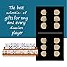 Exqline Wooden Domino Racks Trays Holders Organizer(Set of 4) - Premium Domino Tiles Holder Racks for Mexican Train Dominoes Games - Dominos NOT Included