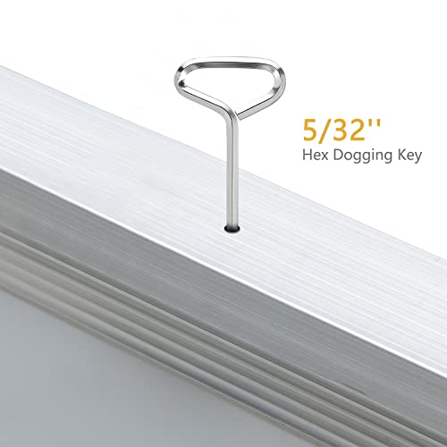 5/32 Inch Standard Hex Dogging Key, Allen Wrench Door Key With Full Loop For Push Bar Panic Exit Devices, Crash Bar, Gym Door, Solid Metal – 10 Packs #TOP4