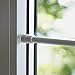 Produktbild Klemmstange für Fenster Gardine Länge wählbar bis 120 cm (100-140 cm (weiß))