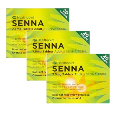 Senna Constipation Relief 7.5mg Tablet Adult -3 Pack Tablets, Effective Adult Relief - Fylde Clinic