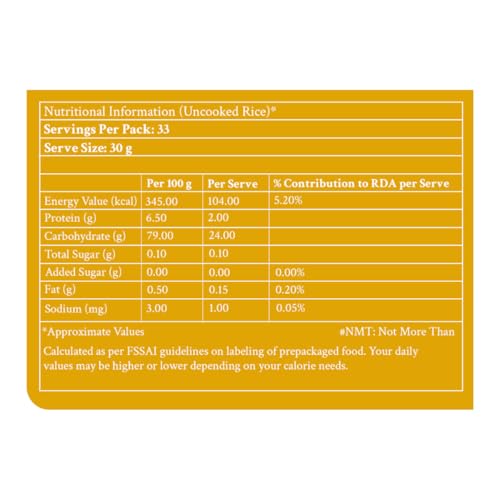 Image of Kohinoor Classic Gold Basmati Rice, 1 kg | Naturally Aged for 2 Years | Premium Aromatic Long-Grain Basmati | Perfect for Biryani & Special Meals
