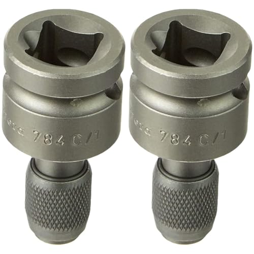 Wera 784 C 1/2"-Verbindungsteile Mit Schnellwechselfutter, 1/4 Zoll x 50 mm, 05042760001 (2 Stück)