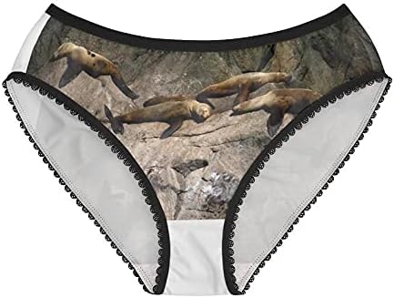 Sea Lions Panties, Sea Lions Underwear, Briefs, Cotton Briefs, Funny Underwear, Panties For Women