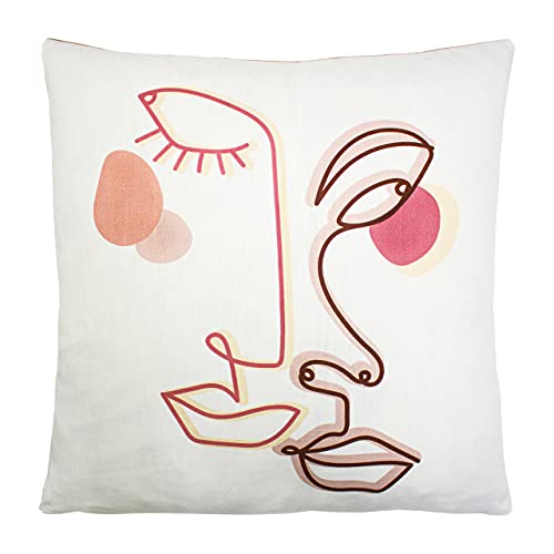 furn. Duo Feather Filled Cushion, Multi, 50 x 50cm