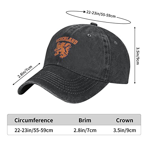 Gorra trucker de mezclilla para hombre y mujer negra miniatura 5