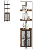 DESIGN PEU ENCOMBRANT : Pour utiliser l'espace de manière plus raisonnable, cette armoire d'angle a été conçue avec un angle de 90°. Ainsi, vous pouvez placer cette armoire d'angle dans n'importe quel coin de la pièce pour économiser de l'espace