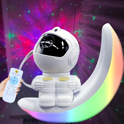 Astronaut Galaxy Projector with Speaker and Night Light