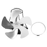 [Installation simple et rapide] avec installation magnétique et une bague de fixation incluse la configuration de ce ventilateur est sans effort. Aucun outil ou étapes compliqués n'est requis, il suffit de l'attacher à votre poêle ou à votre cheminée et profitez des avantages immédiats. Économisez du temps et de l'énergie avec cette conception conviviale.